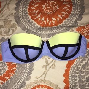 Colorblock Victoria's Secret Strapless Top